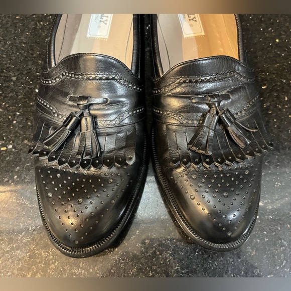 Bally Other - BALLY Black Leather Tassel Loafers